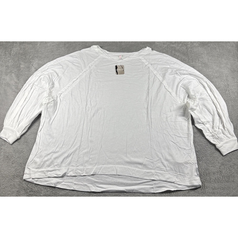 Free People Movement Women's White - Size S - Shes everything Long Sleeve NEW